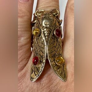Vintage Insect “Cicada” Ring - Large